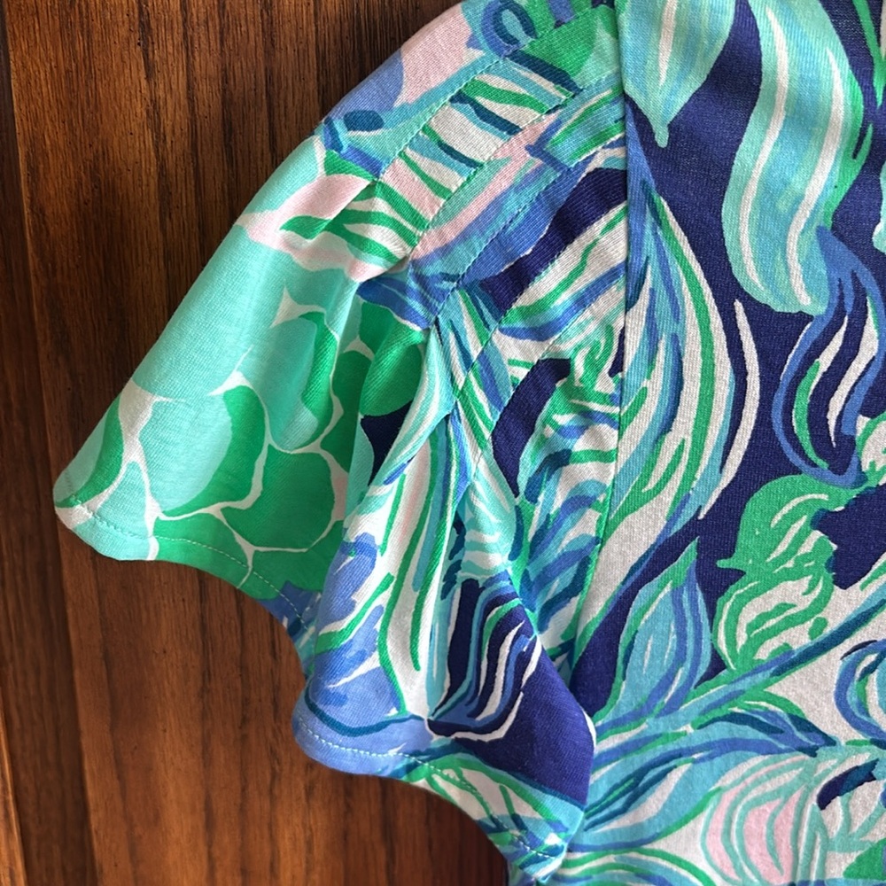 Lilly Pulitzer Marah Floral Short Sleeve Dress - Picture 5 of 11